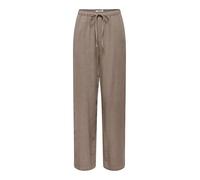 Only Damenhose ONLSIESTA Gerade geschnitten 80% Viskose/20% Leinen Braun XS/32