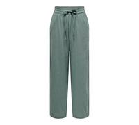 ONLY Schlupfhose ONLTIZANA COTTON Damen 100% Baumwolle, elastischer Bund, Balsamgrün XL