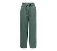 Only Schlupfhose ONLTIZANA COTTON – 100% Baumwolle, elast. Bund, Seitentaschen – Balsam Green L