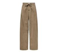 ONLY Loose Fit Cordhose aus reiner Baumwolle in Taupe, Größe M