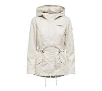 ONLY Damen Übergangs-Jacke ONLLorca Canvas Parka mit Kapuze 15216452, Moonbeam,S