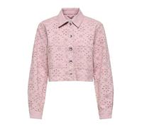 ONLY - ONLELSA CROCHET SHORT JACKET OTW Burnished Lilac - Gr. - S