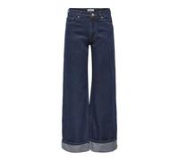 ONLY Female Jeans mit weitem Bein ONLELLA Mittlere Taille Weiter Beinschnitt Jeans