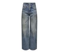 ONLY Female Jeans mit weitem Bein ONLESME-Hope Super-High Waist Weiter Beinschnitt Jeans