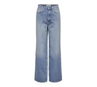 ONLY Female Jeans mit weitem Bein ONLHOPE Hohe Taille Weiter Beinschnitt Jeans