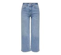 ONLY Female Jeans mit weitem Bein ONLMADISON Hohe Taille Weiter Beinschnitt Jeans