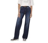 ONLY Female Jeans mit weitem Bein ONLMADISON Hohe Taille Weiter Beinschnitt Jeans