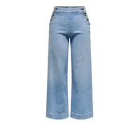 Only Jeans ONLMADISON HW BUTTON WIDE DNM GEN223NOOS Light Blue Denim Größe 29/30
