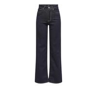 Only Jeans ONLMADISON High Waist Wide Leg Baumwoll-Mix Rinse Dunkelblau Damen Gr. M/32