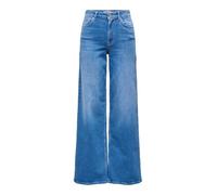 ONLY Female Jeans mit weitem Bein ONLMADISON Hohe Taille Weiter Beinschnitt Verkürzt Jeans