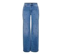 ONLY Female Jeans mit weitem Bein ONLMADISON-ROYAL Hohe Taille Weiter Beinschnitt Jeans