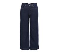 ONLY Female Jeans mit weitem Bein ONLREGINA Hohe Taille Verkürzt Verkürzt Jeans