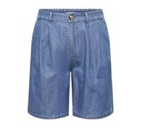 Only Jeans-Shorts ONLBEA HW – normal geschnitten – Baumwoll-Lyocell – Jeansblau – Gr. XS