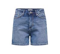 ONLY Female Jeans-Shorts ONLELLA Mittlere Taille Normal geschnitten Jeans-Shorts