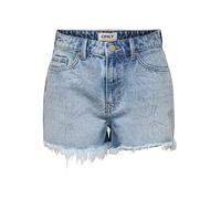 ONLY Female Jeans-Shorts ONLGABI Hohe Taille Normal geschnitten Jeans-Shorts