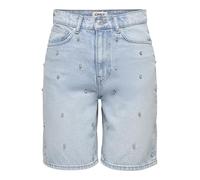 ONLY Female Jeans-Shorts ONLHOPE Hohe Taille Locker geschnitten Jeans-Shorts