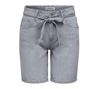 ONLY Female Jeans-Shorts ONLLUMI Mittlere Taille Weiter Beinschnitt Jeans-Shorts