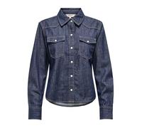 ONLY - ONLCHARLIZE LS DNM SHIRT AKM NOOS dark blue denim - Gr. - S