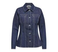 Only ONLELLE L/S FITTED DNM JACKET GUA Jeansjacke blau in M