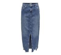 Only Emma Life Reg Long Long Skirt Blau S Frau (Herstellerartikelnummer: 15324102-MediumBlueDenim-S)