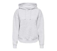 Only Regular Fit Hoodie mit Tunnelzug Modell 'BEST' in Hellgrau Melange, Größe XL