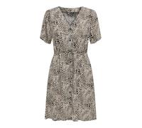 ONLY - ONLEVIDA S/S SHORT DRESS WVN NOOS pumice stone - Gr. - XL