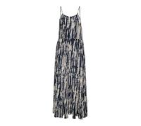 Spaghettikleid ONLY "ONLMATEA LIFE STRAP LONG DRESS WVN NOOS", Damen, Gr. XL, N-Gr, blau (night sky aop:matea print), Web, Obermaterial: 100% Viskose, bedruckt, regular fit lang, Rundhals, Kleider, Vi