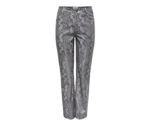 ONLY Female Kunstlederhosen ONLAZULA Gerade geschnitten Hose