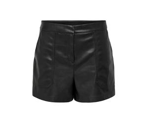 ONLY Female Kunstledershorts ONLTRICIA Mittlere Taille Baggy Fit Shorts | Synthetic leather shorts