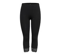ONLY - ONLLIVE LOVE LIFE 3/4 LACE LEGGINGS JRS black - Gr. - S