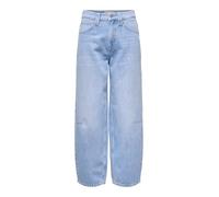 ONLY Female Locker geschnitten ONLFRANKIE Hohe Taille Barrel Fit Knöchellang Jeans