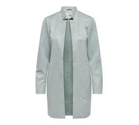 Kurzmantel ONLY "ONLSOHO FAUX SUEDE COATIGAN CC OTW", Damen, Gr. S, grau (gray mist), Web, Obermaterial: 92% Polyester, 8% Elasthan, unifarben, figurbetont ca. Mitte Oberschenkel, Mäntel Kurzmantel (7