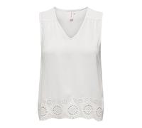 ONLY Female Oberteil ohne Ärmel V-Ausschnitt (DE/NL/SE/PL, Alphanumerisch, XL, Regular, Regular, Cloud Dancer)