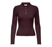 ONLY - ONLELISA L/S RIB POLO RP KNT winetasting - Gr. - L
