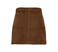 Cordrock ONLY "ONLAMAZING HW CORD SKIRT", Damen, Gr. M (38), braun (bison), Cord, Obermaterial: 98% Baumwolle, 2% Elasthan, unifarben, mini, Röcke, Baumwollmischung (50954526-M) bison