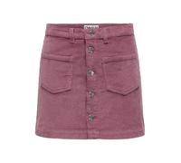 Only Ausgestellter Mini-Rock aus Baumwoll-Mix Modell 'AMAZING' in Mauve, Größe S