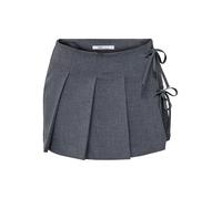 ONLY - ONLMELANIE MW PLEAT TIE SKORT TLR dark grey melange - Gr. - L