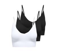 ONLY Female Schlafanzug Oberteil ONLVICKY Rib 3-Pack Top