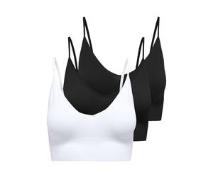 ONLY Female Schlafanzug Oberteil ONLVICKY Rib 3-Pack Top