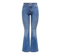ONLY - ONLBLUSH MID RETROFLARED DNM DIA550 NOOS medium blue denim, M/34