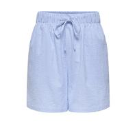 Only Loose Fit Shorts aus reiner Baumwolle Modell 'AUGUSTA' in Hellblau, Größe S