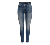 Only Jeans ONLBLUSH MID SK ANK RW REA422, mittlere Taille, Skinny, knöchellang, graublau S/32