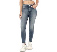 Skinny-fit-Jeans ONLY "ONLBLUSH MID SKIN ANK RW DNM REA593 NOOS" Gr. M (38), Länge 30, blau (special grau denim) Damen Jeans (13801669-M) special blau grau denim