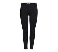 Only Damen Jeans onlKENDELL ETERNAL ANKLE - Skinny Fit - Schwarz - Black M - L 30, Black (15126077)