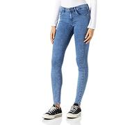 Only Skinny Fit Jeans aus Viskosemischung Modell 'Rain' in Blau, Größe S/30