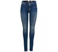 Skinny-fit-Jeans ONLY "ONLSHAPE REG SK DNM REA4488" Gr. 25, Länge 30, blau (dark blue denim) Damen Jeans Röhrenjeans (88651506-25)
