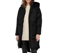Steppmantel ONLY "ONLGABI OVERSIZED LONG COAT OTW NOOS" Gr. XS, schwarz (black) Damen Mäntel Steppmäntel (47830215-XS)