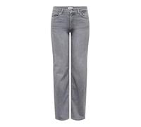 ONLY Jeans Onlblush Mid Straight DNM TAI0918 NOOS – Straight Fit, 92% Baumwolle, Grau – Gr. XS/32