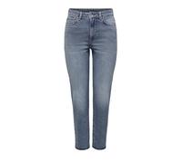 Only Emily Stretch Straight Ankle Fit Dot308 High Waist Jeans Blau 31 / 30 Frau (Herstellerartikelnummer: 15283928-SpecialBlueGreyDenim-30-31)