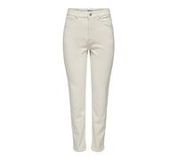 Only Emily Life High Waist Straight Crop Ankle Color Jeans 29 Ecru (Herstellerartikelnummer: 15175323-Ecru-32-29)
